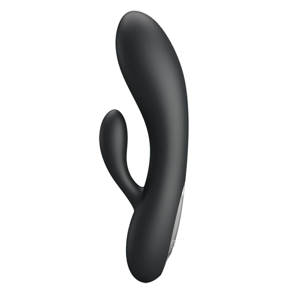 Powerful Matt Black Vibrator - Pretty Love - Ultra-Smooth, Rechargeable Clitoral & G-Spot Stimulator