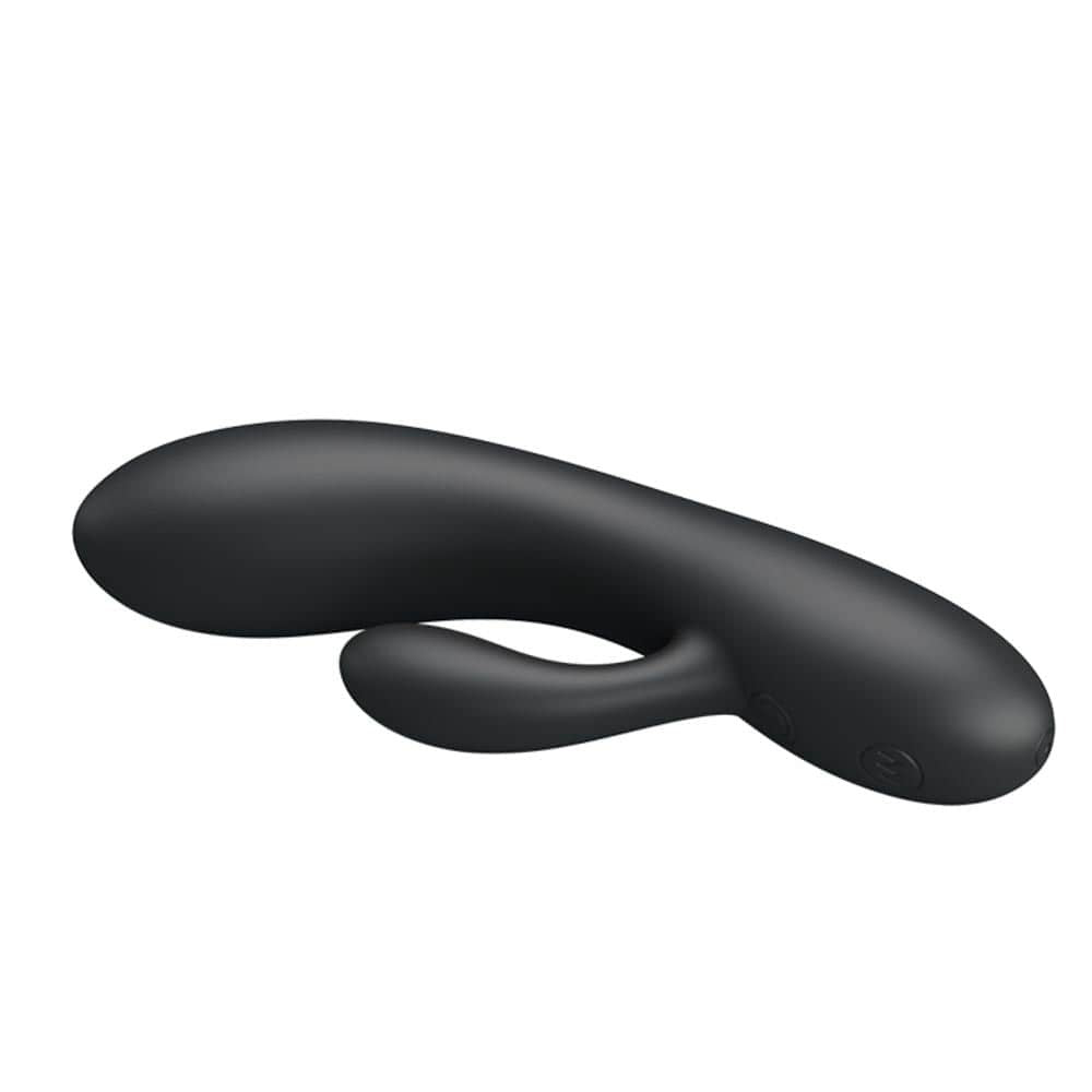 Powerful Matt Black Vibrator - Pretty Love - Ultra-Smooth, Rechargeable Clitoral & G-Spot Stimulator