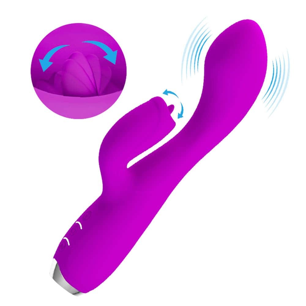 Pretty Love Doreen Purple 2 Vibrator - Powerful Dual Action Pleasure Wand for Ultimate Satisfaction