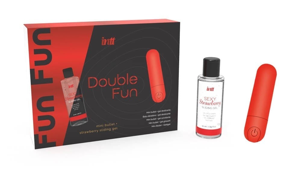DOUBLE FUN Mini Vibrator - Powerful, Compact, and Waterproof Clitoral & G-Spot Stimulator for Ultimate Pleasure