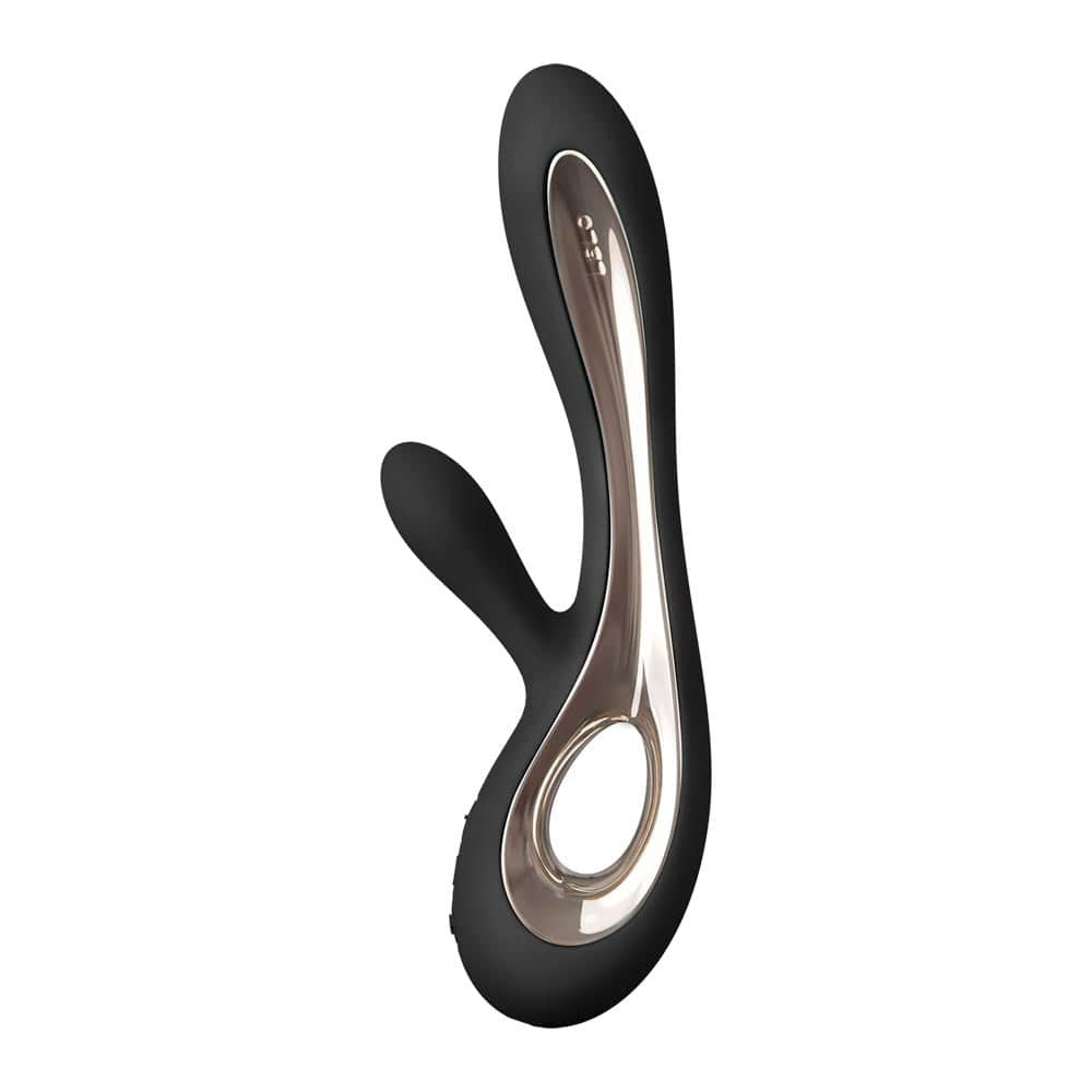 Soraya 2 Black Vibrator - Dual Motor Luxury Vibe for Intense Pleasure - Waterproof & Rechargeable Adult Toy