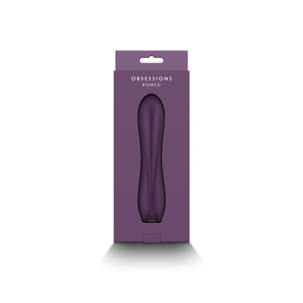High-Quality Dark Purple Vibrator - Obsessions Romeo for Ultimate Pleasure