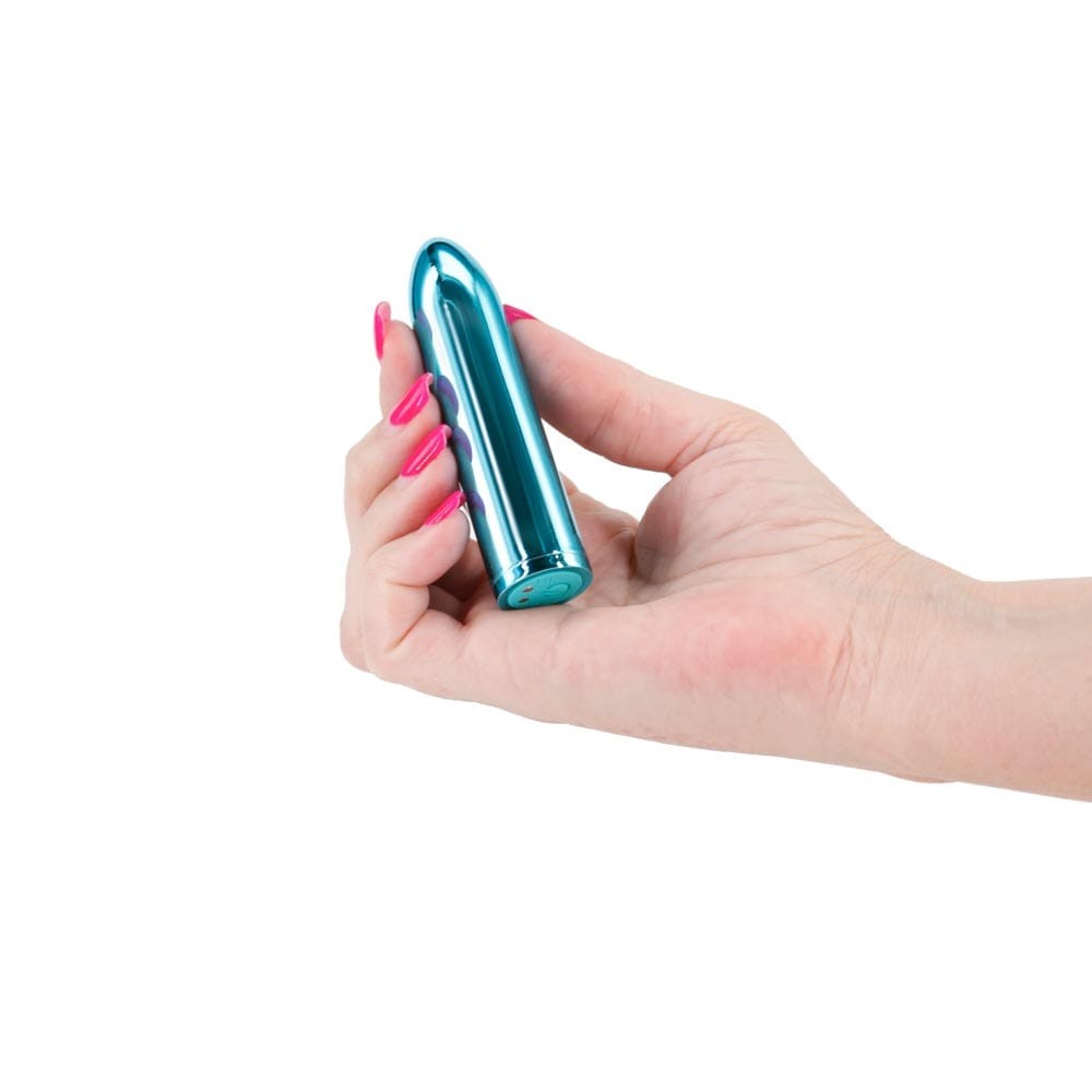 Teal Chroma Petite Bullet Vibrator - Discreet, Powerful Pleasure Toy for Intense Orgasms