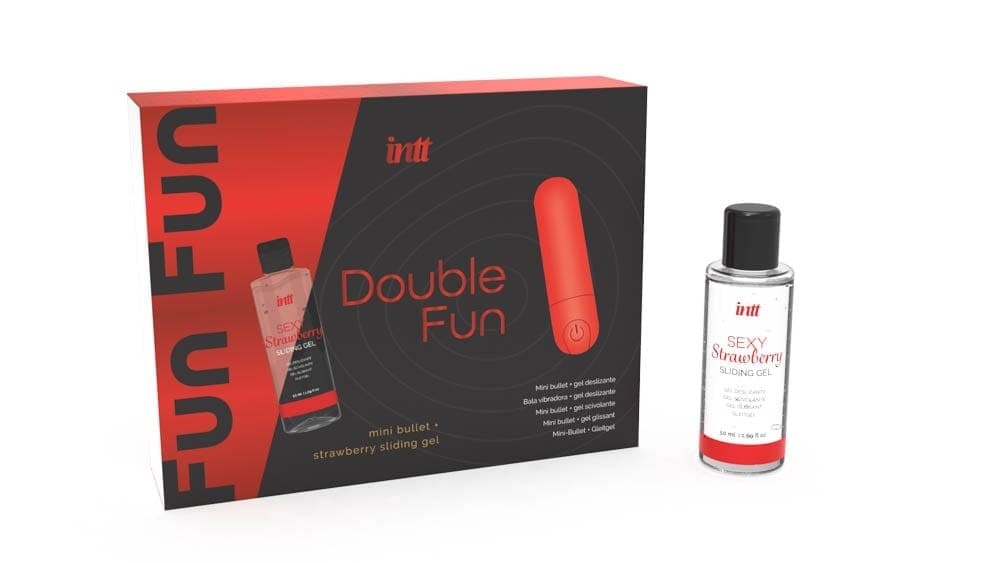 DOUBLE FUN Mini Vibrator - Powerful, Compact, and Waterproof Clitoral & G-Spot Stimulator for Ultimate Pleasure