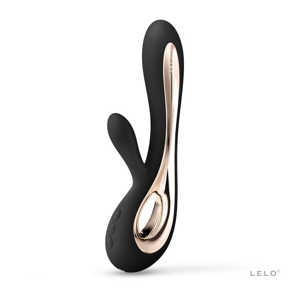 Soraya 2 Black Vibrator - Dual Motor Luxury Vibe for Intense Pleasure - Waterproof & Rechargeable Adult Toy