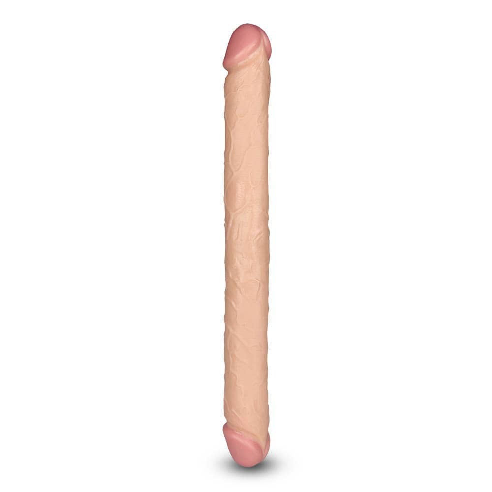 Realistic Slim Double Dildo - Ultra Soft Dual Ended Pleasure Toy for Couples