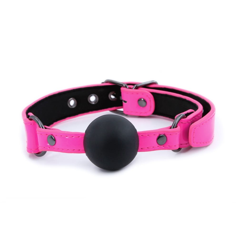 Electra Pink Ball Gag for BDSM - High-Quality Comfortable Restraint Accessory