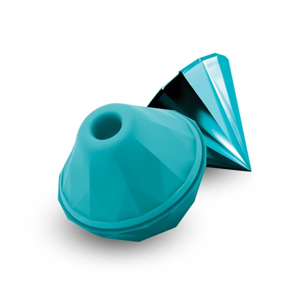 Teal Sugar Pop Jewel - Intense Stimulation Clitoral Vibrator for Pleasure