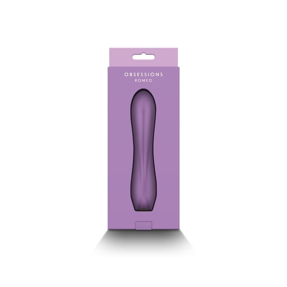 Obsessions Romeo Light Purple Vibrator - Soft Silicone, Powerful Vibrations, Waterproof, and Travel-Friendly - Pleasure Tool for Ultimate Satisfaction