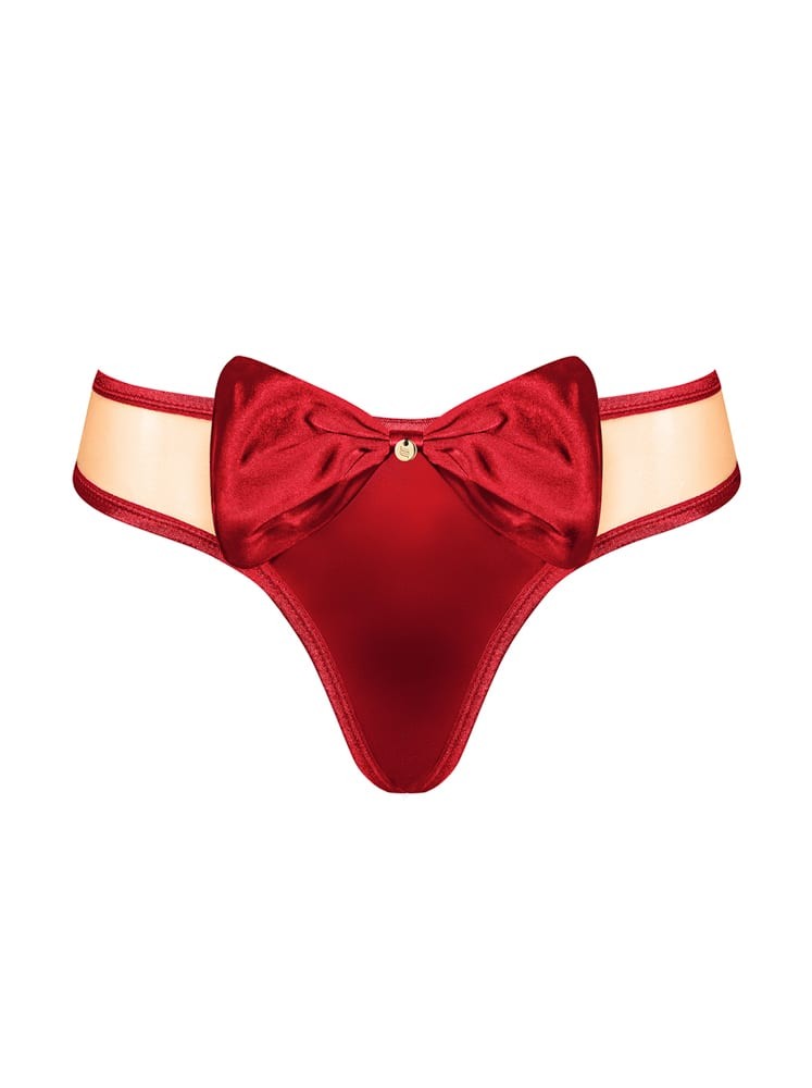 Rubinesa Thong & Corset Set - S/M Sexy Lingerie for Women - Elegant Lace & Trendy Design