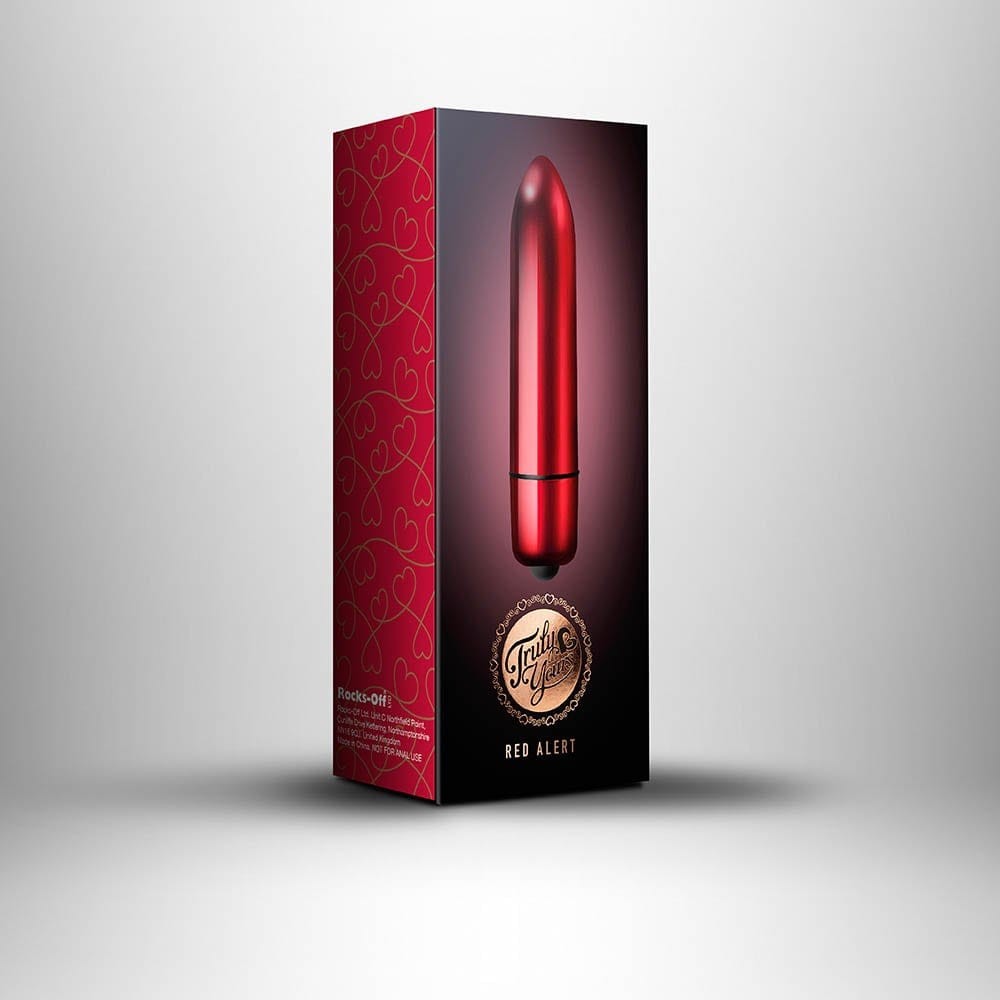 High-Power Mini Vibrator - Truly Yours Red Alert - Discreet & Portable Pleasure Tool
