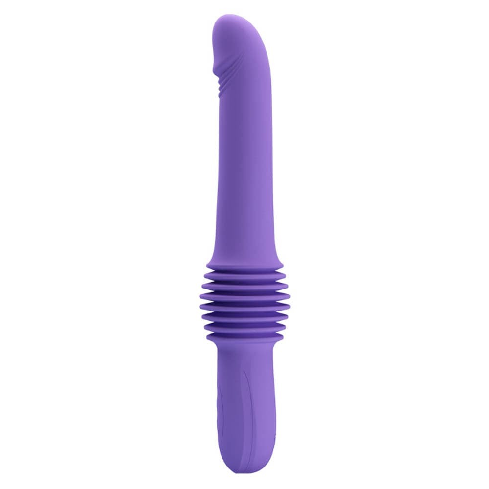 Pretty Love Pazuzu Purple Vibrator - Powerful Rechargeable Clitoral & G-Spot Oral Stimulation - Waterproof & Whisper Quiet Design