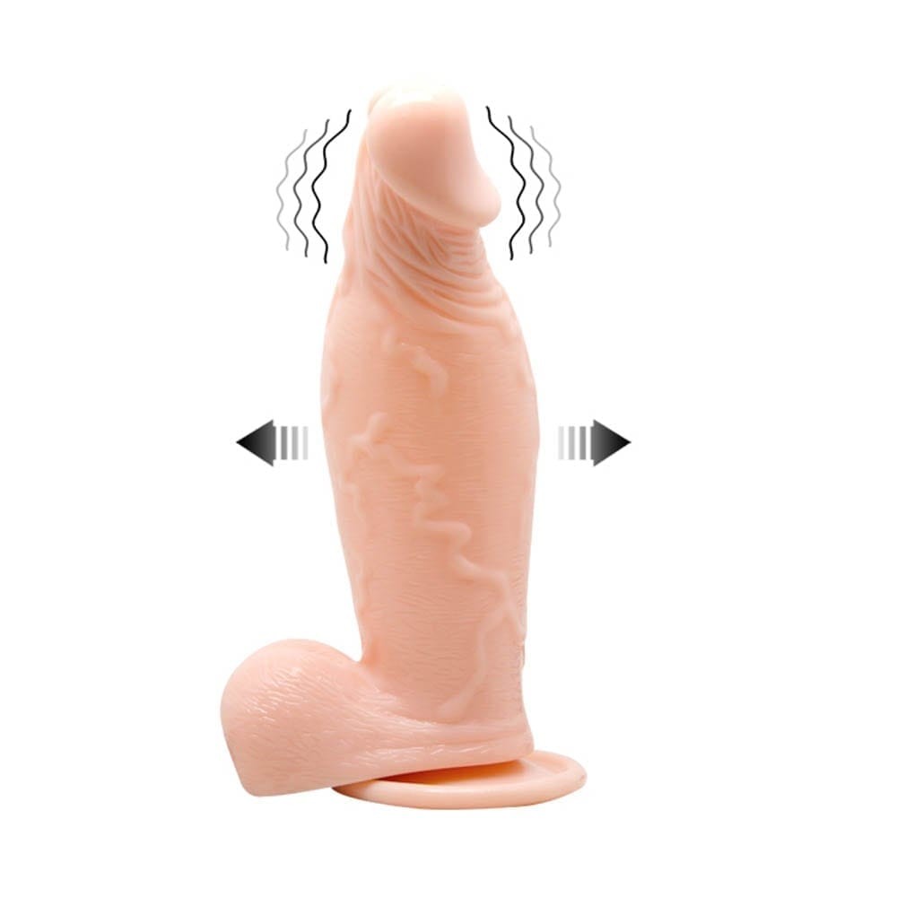 Inflatable Dildo 7.5 - Realistic Flesh-colored Gonflabil Adult Toy