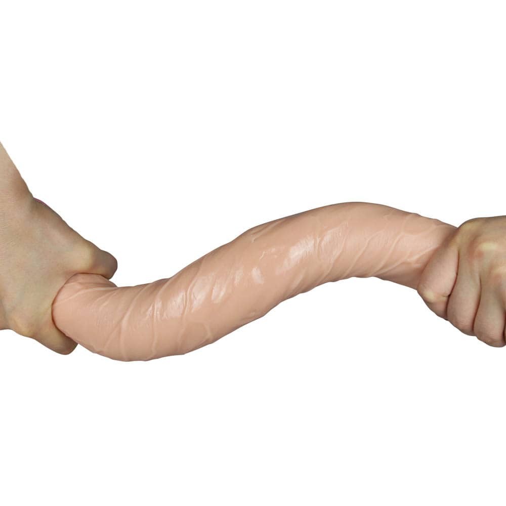 Realistic Slim Double Dildo - Ultra Soft Dual Ended Pleasure Toy for Couples