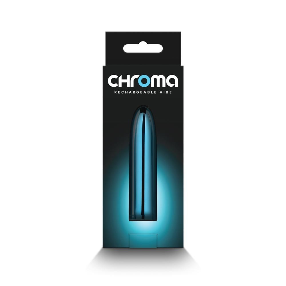 Teal Chroma Petite Bullet Vibrator - Discreet, Powerful Pleasure Toy for Intense Orgasms