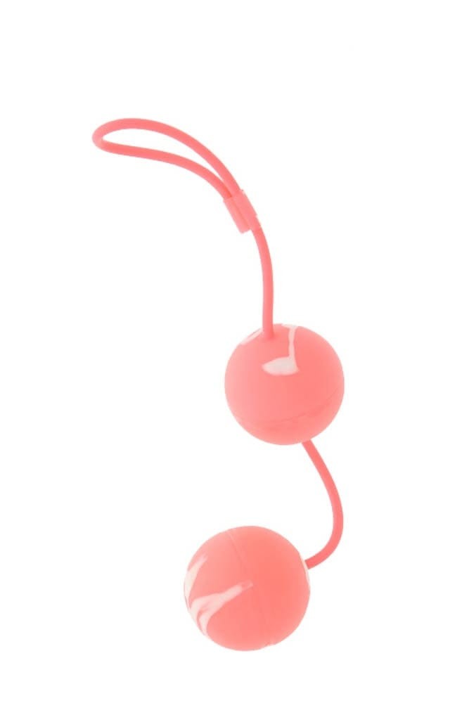 High-Quality Marbilized Duo Balls - Pink Vaginal Bile for Enhanced Pleasure