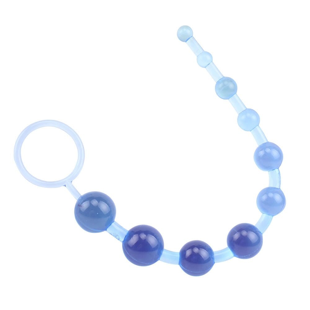 Sassy Blue Anal Beads - Premium Silicone Beads for Intense Pleasure & Sensation