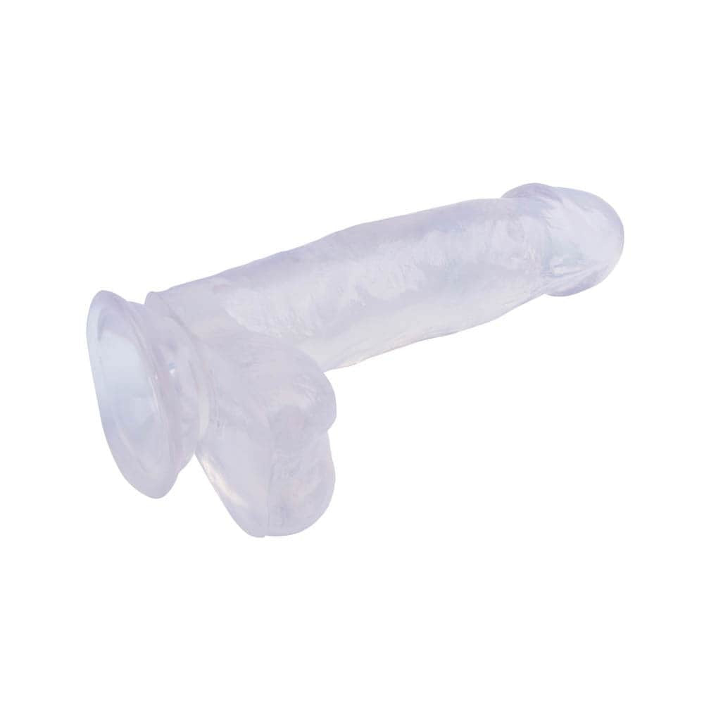 7-Inch Clear Dildo - Realistic, Body-Safe Silicone Pleasure for Couples and Solo Use