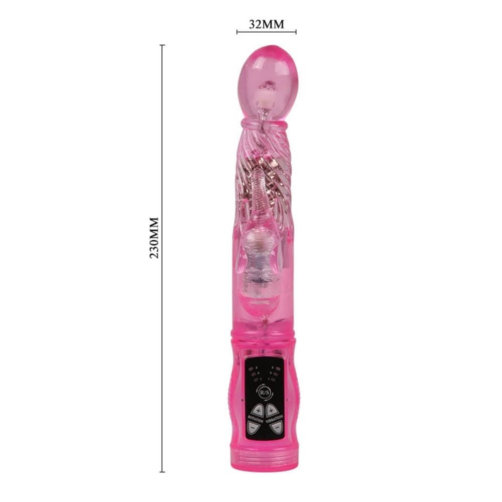 High-Powered Happy Angel 23 cm Vibrator - Ultimate Pleasure Toy for Intense Orgasms