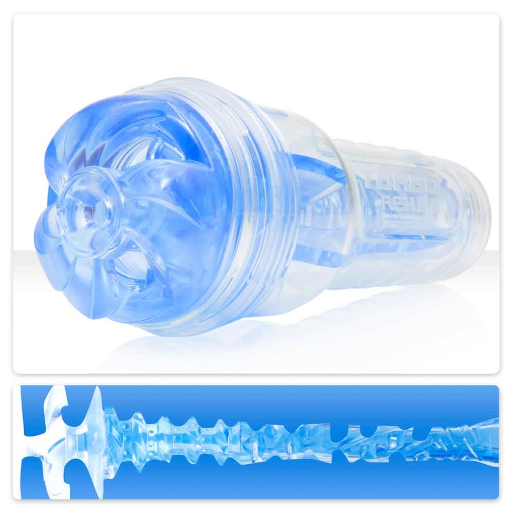 Fleshlight Turbo Blue Ice Textura Thrust Masturbatoare masculine