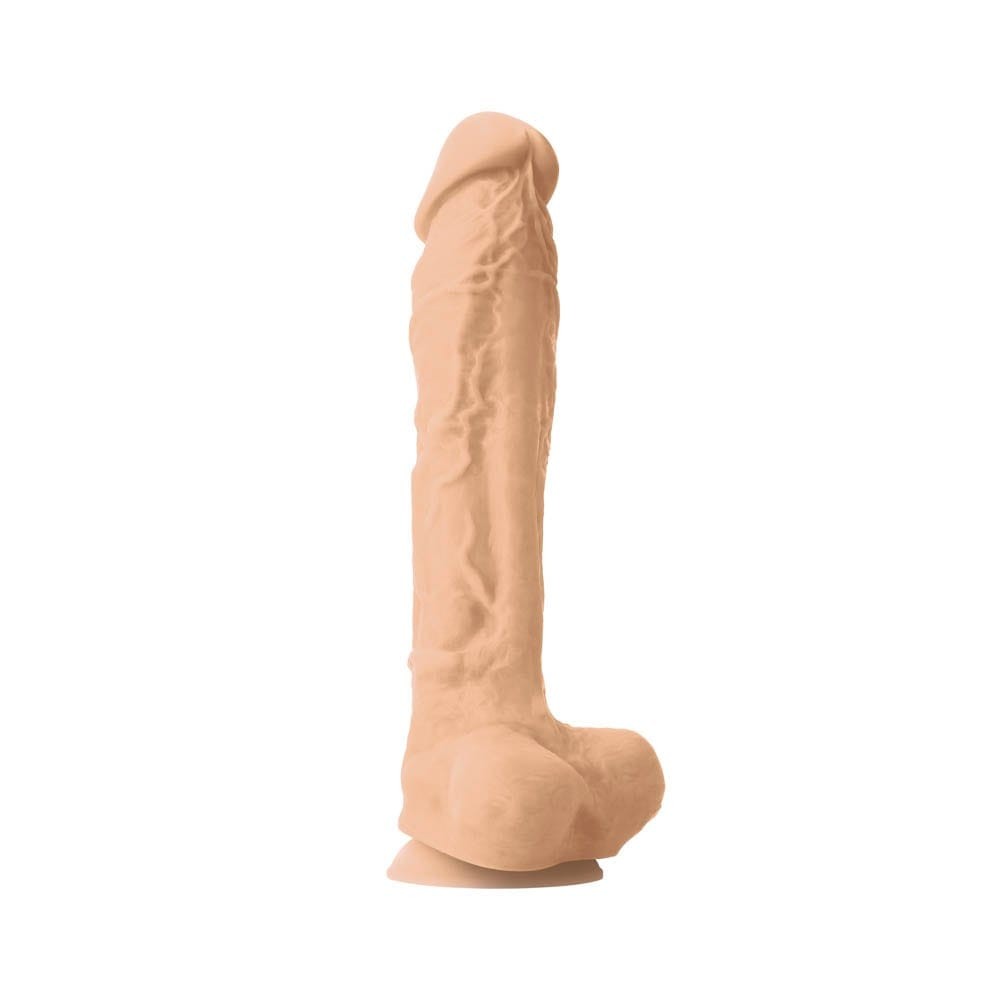 10-Inch White Dildo - Realistic Pleasure Toy for Ultimate Satisfaction | Colours Pleasures