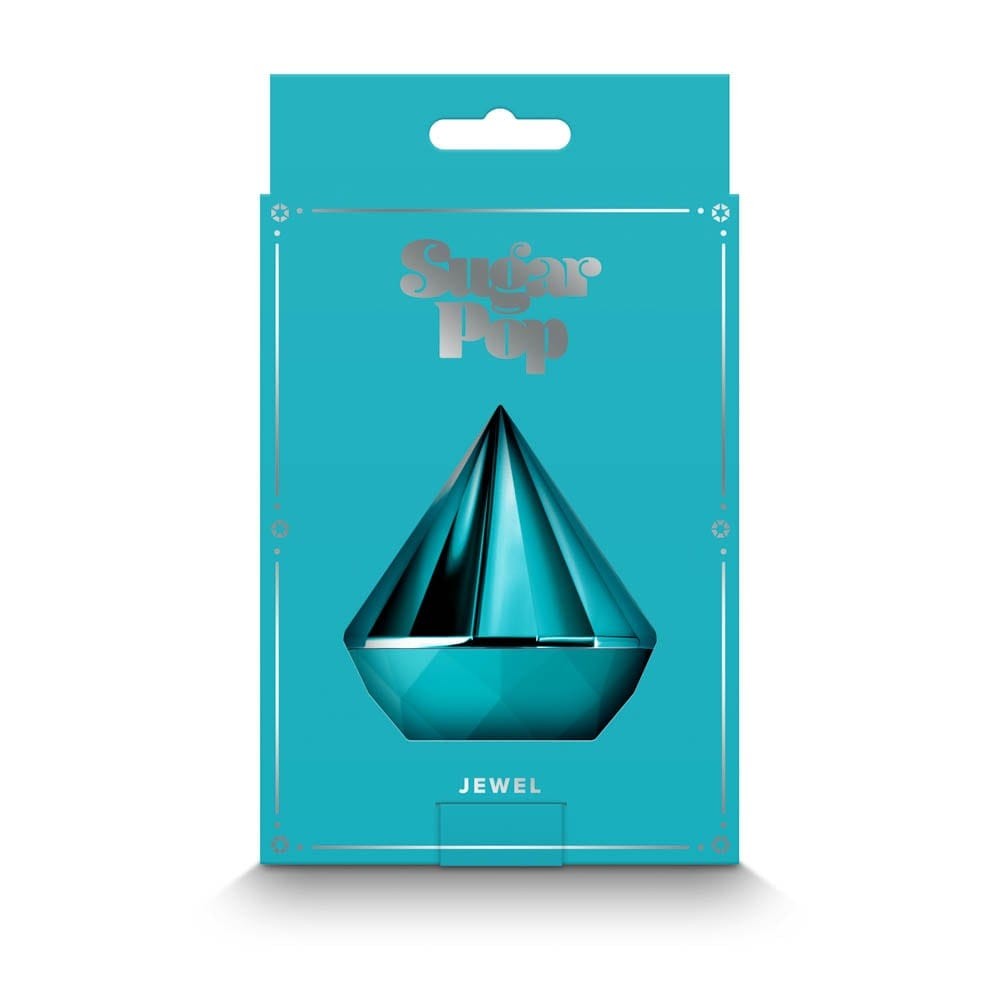 Teal Sugar Pop Jewel - Intense Stimulation Clitoral Vibrator for Pleasure