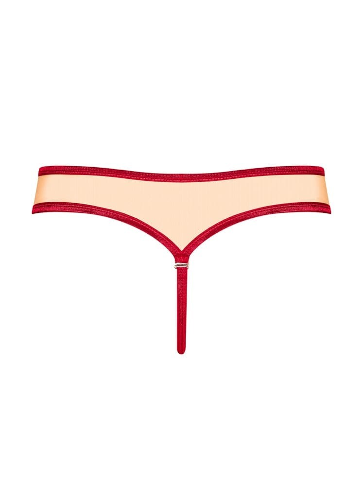 Rubinesa Thong & Corset Set - S/M Sexy Lingerie for Women - Elegant Lace & Trendy Design