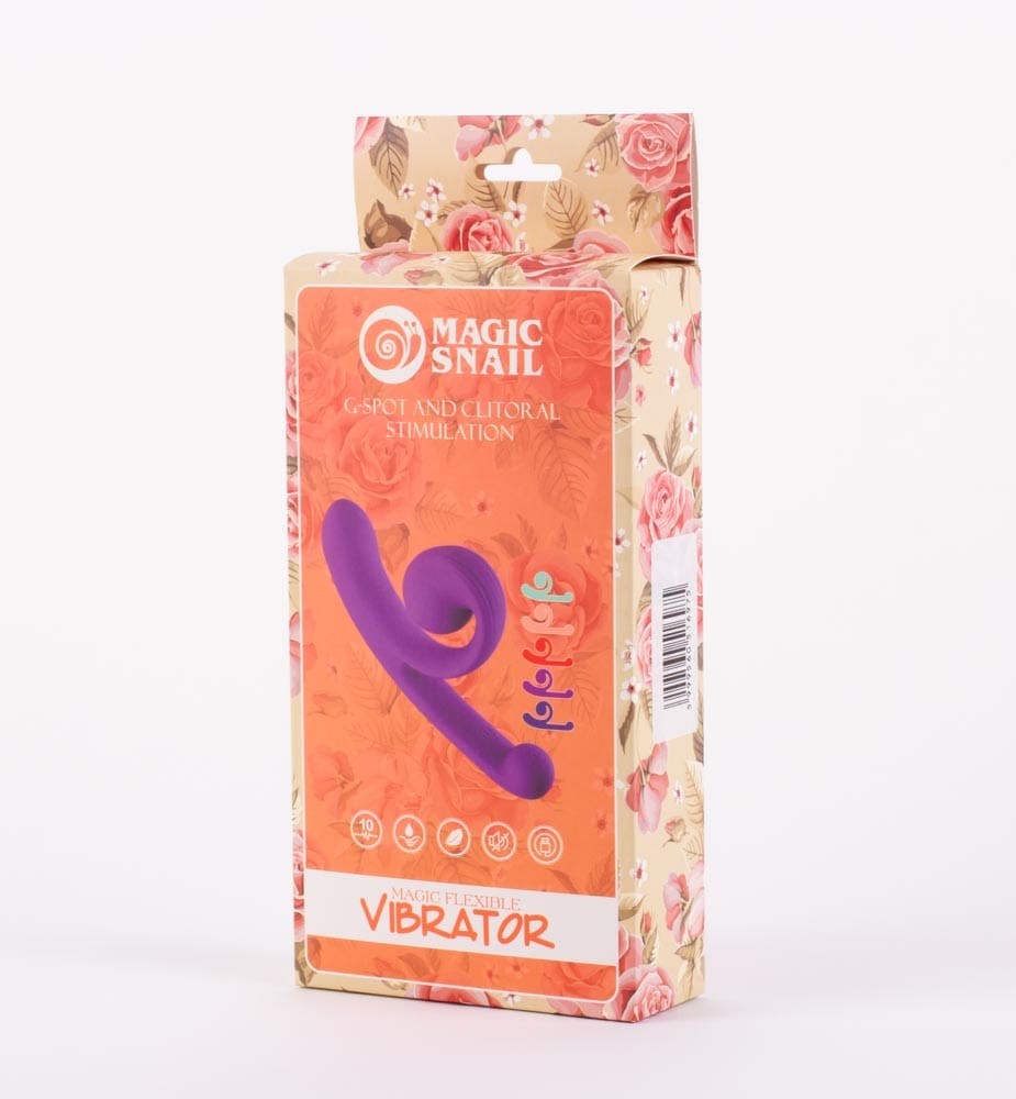 Magic Snail Flexible Vibrator - Purple Rechargeable Massager for Ultimate Pleasure