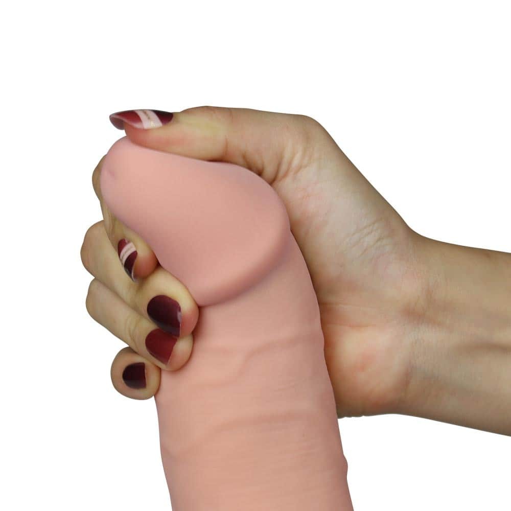8.8 Ultra Soft Dude - Powerful Vibrating Flesh Dildo for Ultimate Pleasure