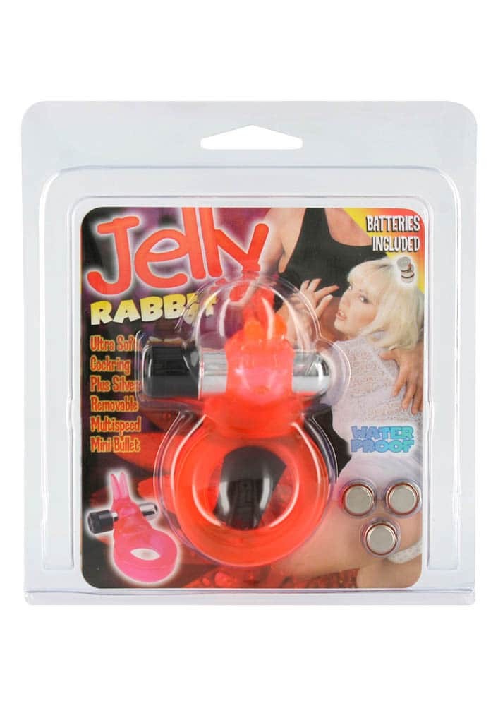 Jelly Rabbit Cockring - Vibro Inel pentru Penis | Stimulare Intens? & Confortabil