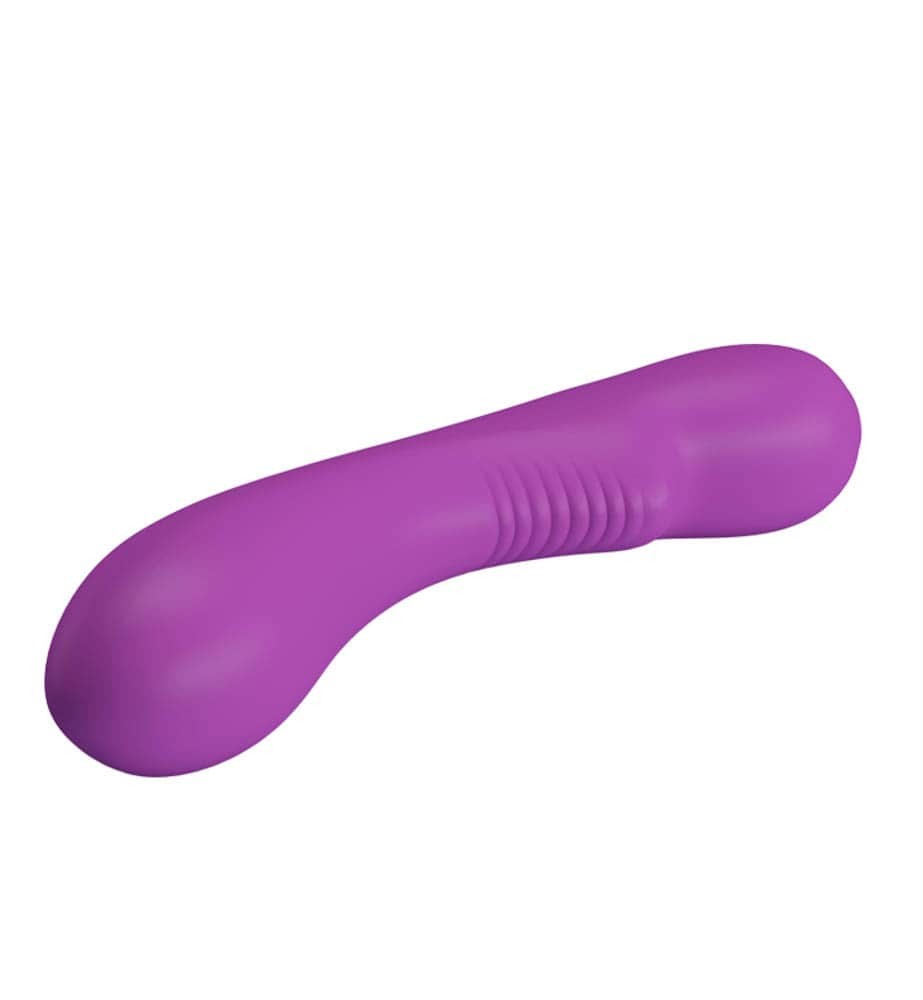 Pretty Love Elsa Purple Vibrator - Best Silicone Adult Toy for Couples, Powerful Clitoral Stimulator, Waterproof Pleasure Product