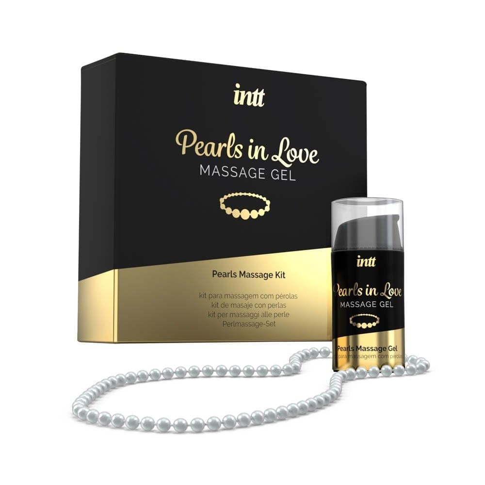 Airless Bottle 15ml for Massage Oil, Pearl Necklace & Box - Perfect Gift Set