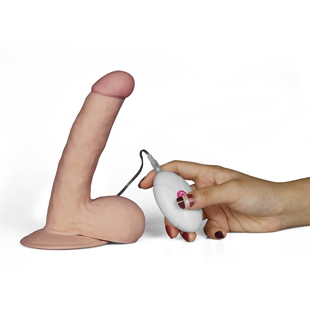 7.5 Ultra Soft Dude Vibrating Dildo - High-Performance Vibrator for Ultimate Pleasure