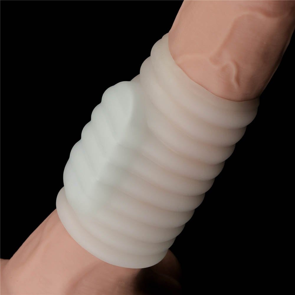 Spiral Knights Vibrating Ring (White) - Enhance Pleasure & Performance for Men