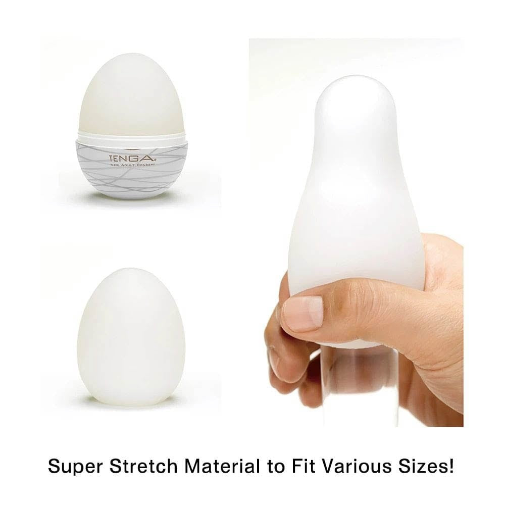 Premium TENGA EGG SILKY II - Smooth Male Masturbator for Ultimate Pleasure