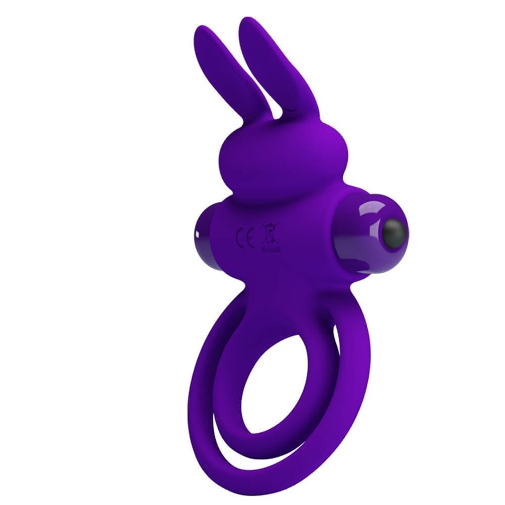 Pretty Love Vibrant Penis Ring - 3 Purple Cock Rings for Ultimate Pleasure