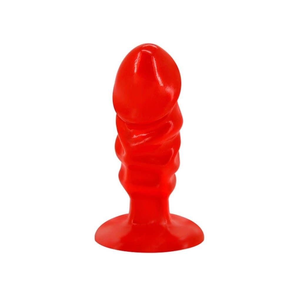 Premium Red Anal Plug - Silicone Anal Toy for Pleasure - Comfortable & Safe