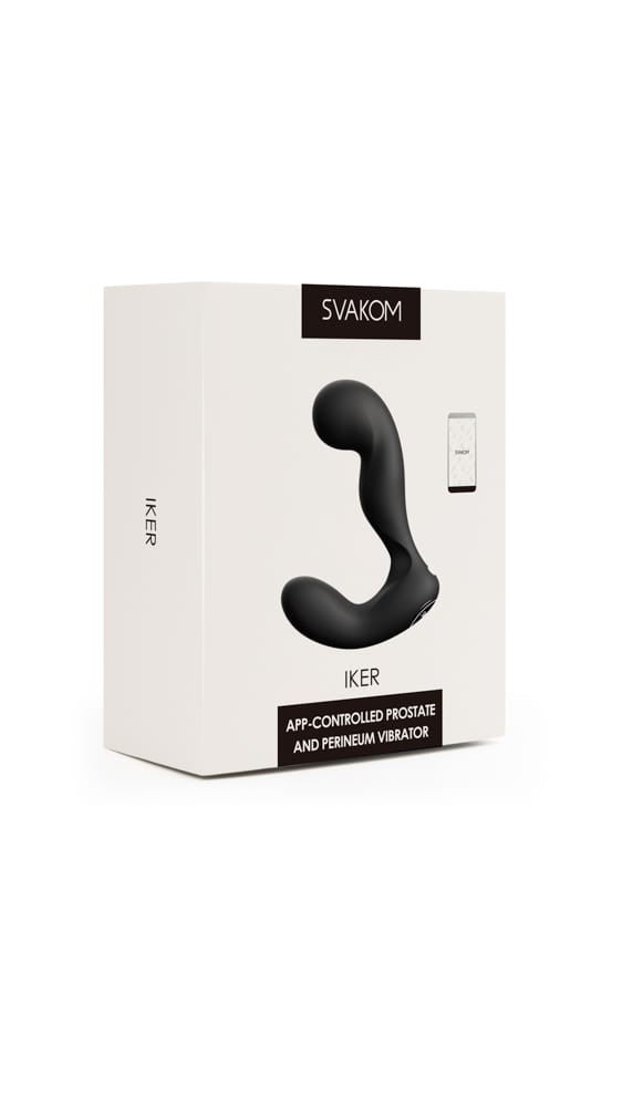 Iker Black Masaje de Pr¢stata - Estimulador Prostate Massage Toy para Placer Masculino