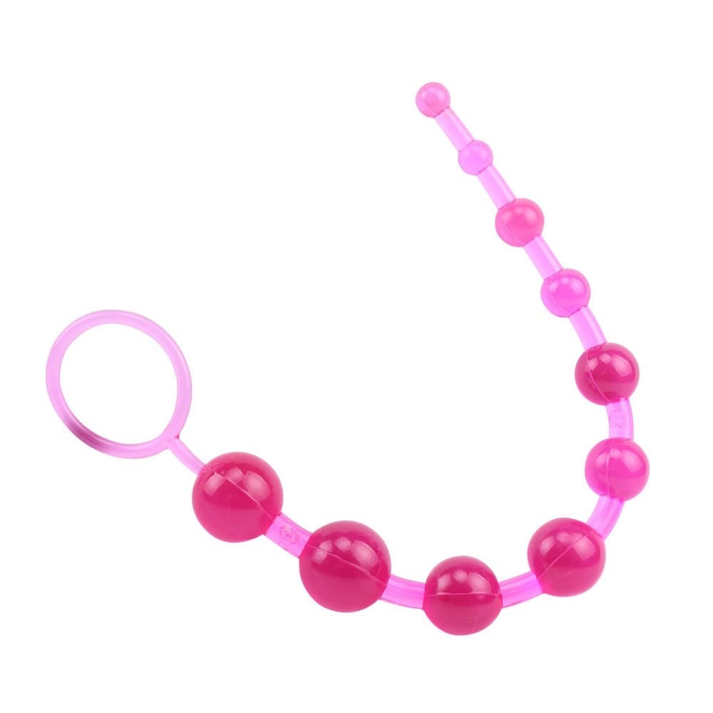 Premium Sassy Pink Anal Beads - Perfect for Pleasure and Exploration