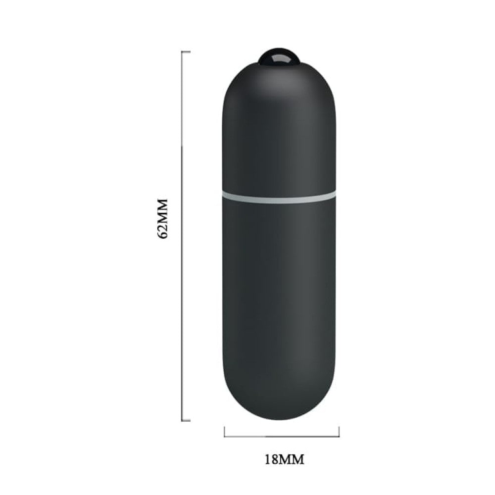 Mini Vibe Lady Finger Black - Compact Mini Vibrator for Targeted Pleasure
