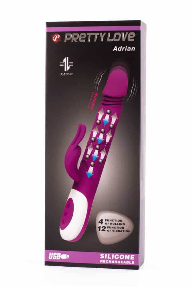 Powerful Pretty Love Adrian Vibrator - Ultimate Pleasure Toy for Women, Waterproof & Discreet Design