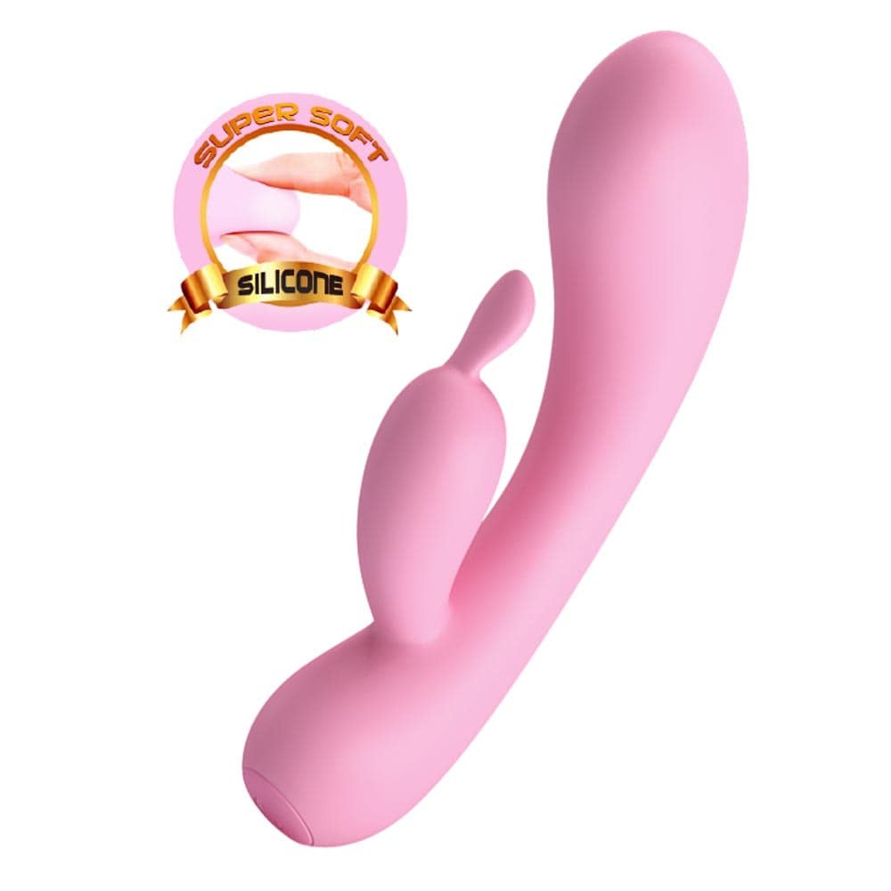 Pretty Love Hugo Pink Vibrator - Powerful Rechargeable Rabbit for Clitoral and G-Spot Stimulation, Discreet and Waterproof Adult Toy