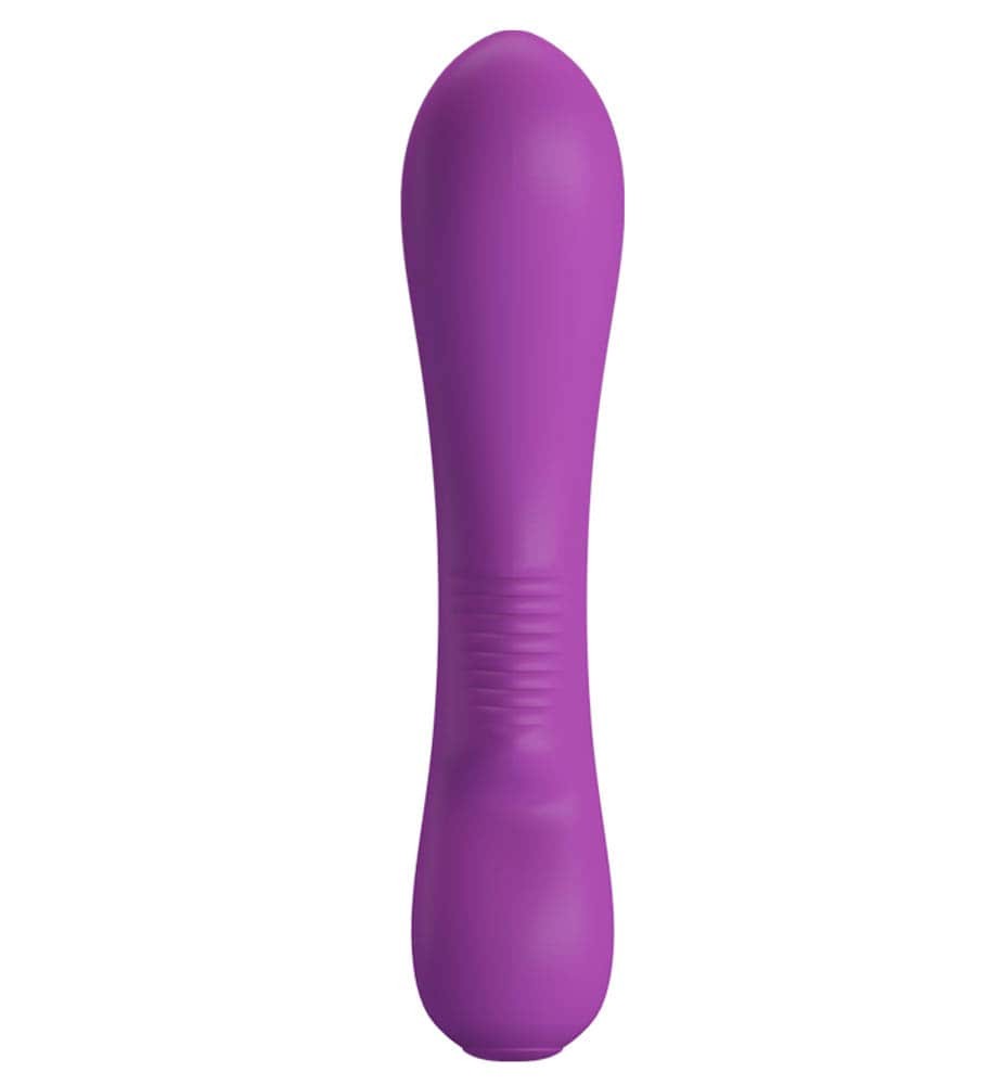 Pretty Love Elsa Purple Vibrator - Best Silicone Adult Toy for Couples, Powerful Clitoral Stimulator, Waterproof Pleasure Product