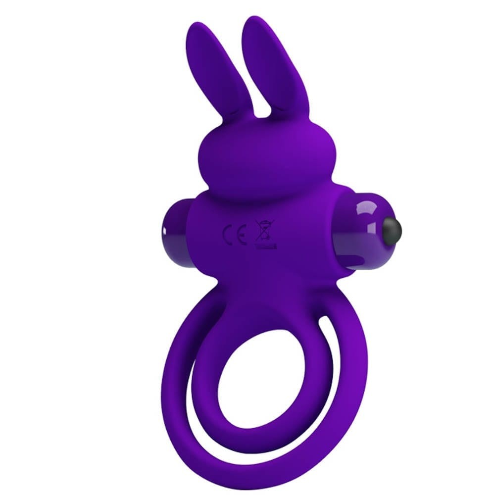 Pretty Love Vibrant Penis Ring - 3 Purple Cock Rings for Ultimate Pleasure