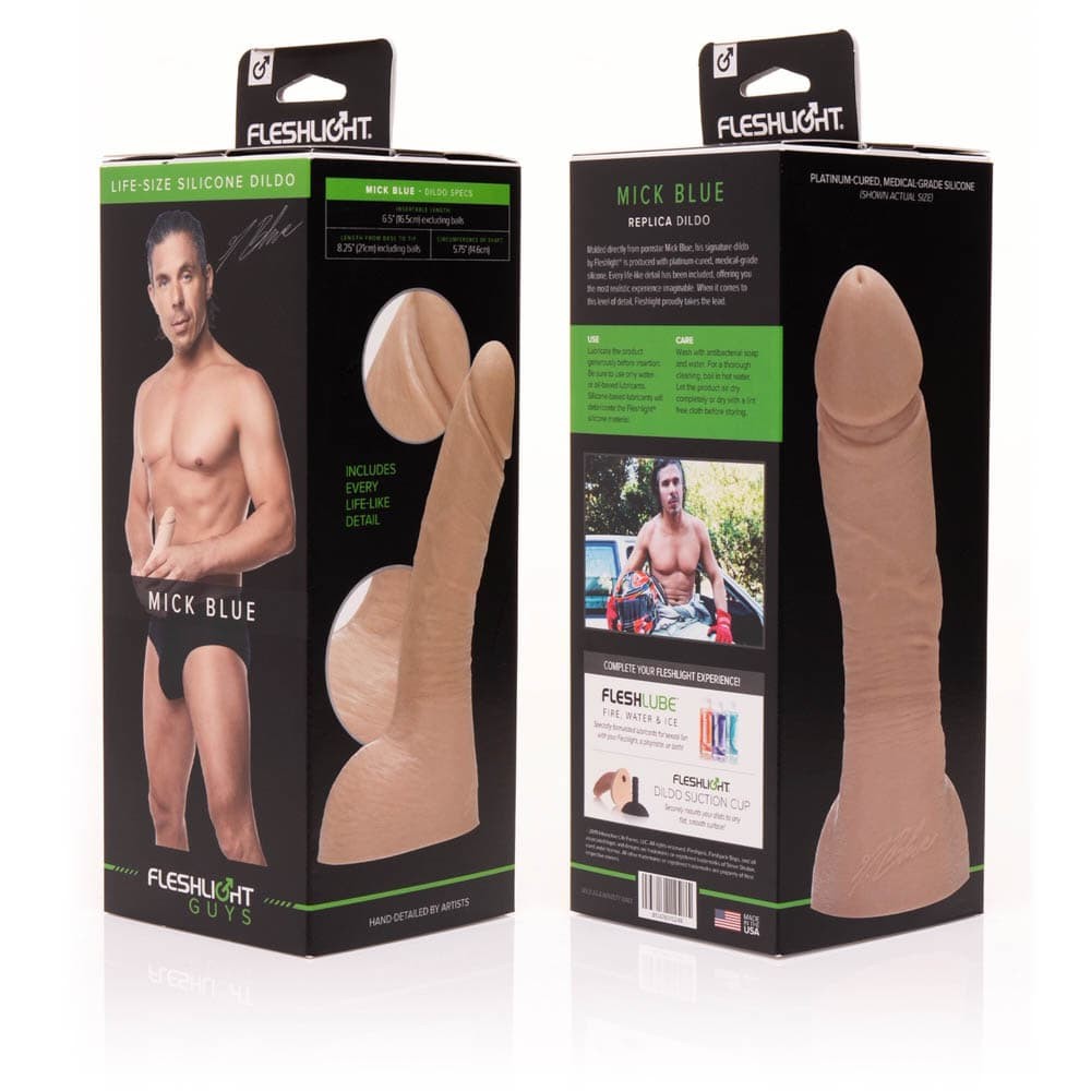 Fleshlight Guys Mick Blue Dildo - Realistic Pleasure Toy for Ultimate Satisfaction, Premium Quality!