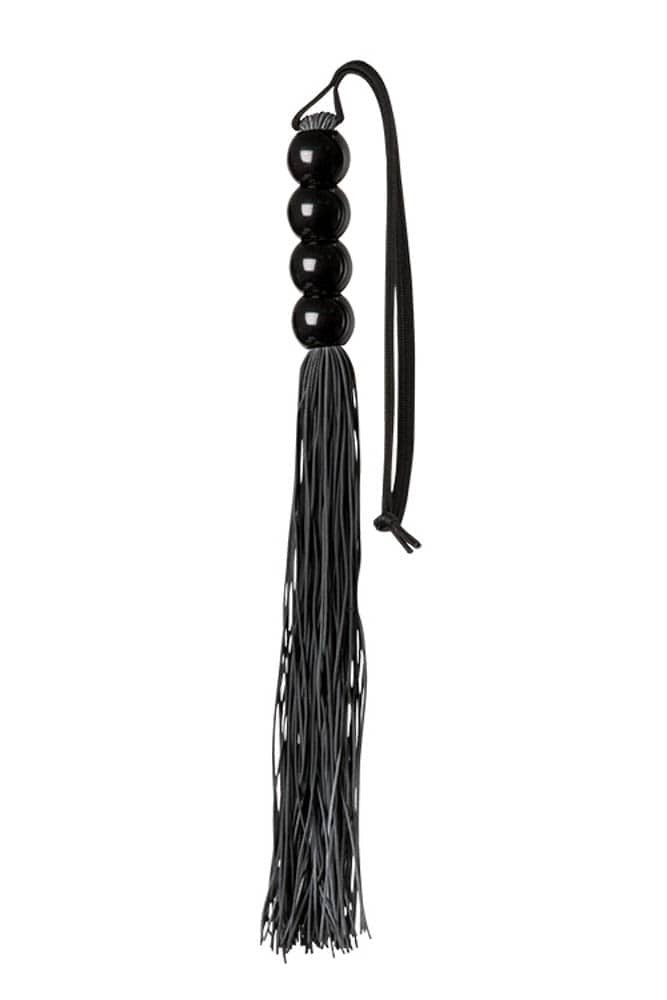 Black GP Silicone Flogger Whip - Premium BDSM Flogger for Ultimate Sensual Play