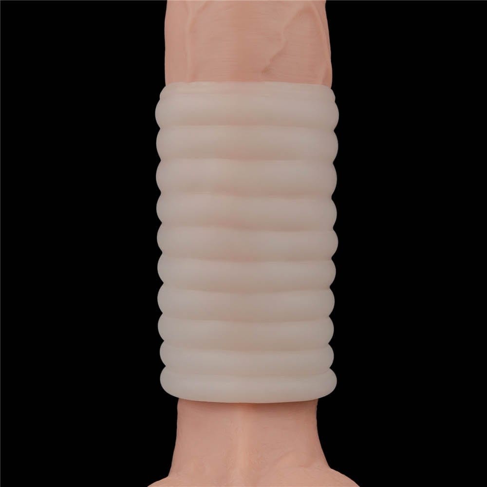 Spiral Knights Vibrating Ring (White) - Enhance Pleasure & Performance for Men