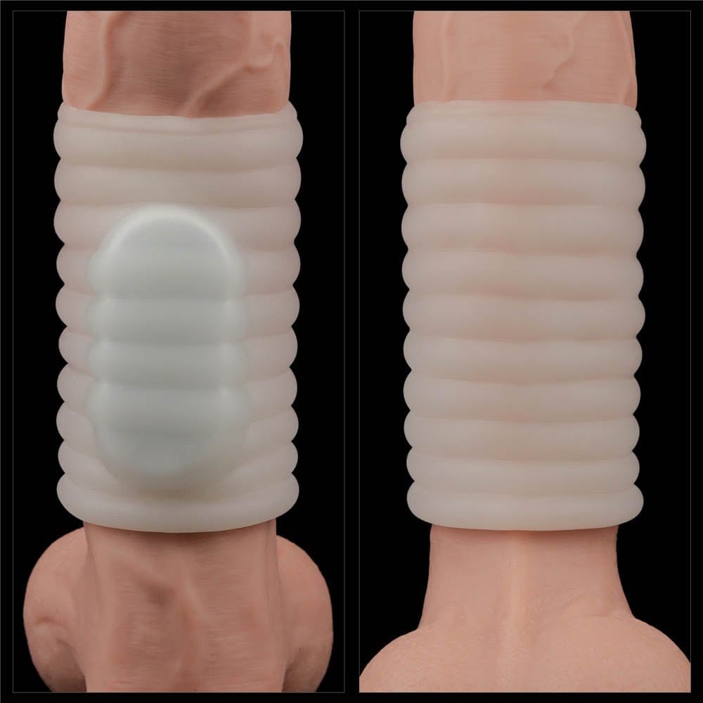 Spiral Knights Vibrating Ring (White) - Enhance Pleasure & Performance for Men