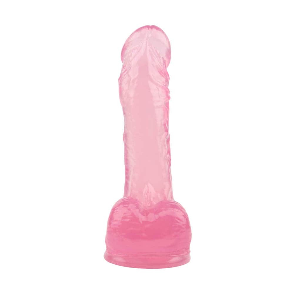 7.5 Inch Pink Dildo - Realistic Silicone Dildo for Pleasure, Safe and Body-Friendly!