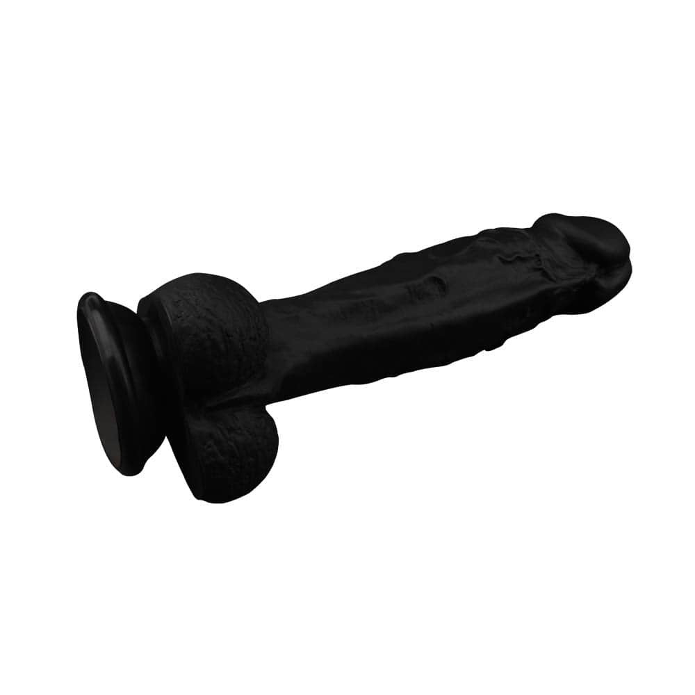 Gold Digger Black Dildo - Realistic Silicone Pleasure Toy for Adult Fun